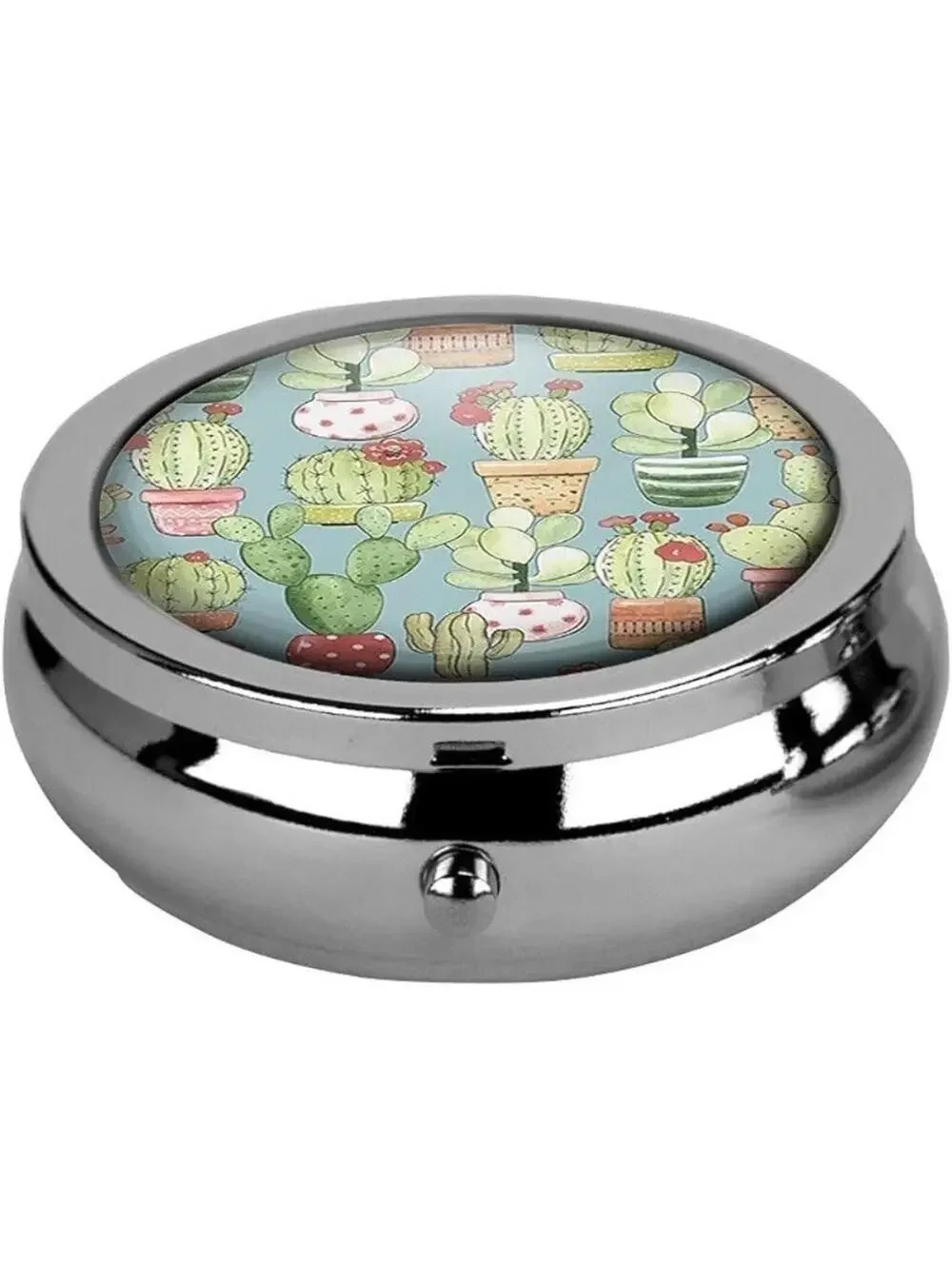 Medicine Pill Holder 3 Compartments Divider Easy Carry In Purse Take Along Small